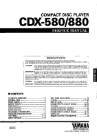 Yamaha CDX-880 - Service Manual 
